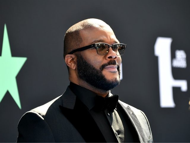 LOS ANGELES, CALIFORNIA - JUNE 23: Tyler Perry attends the 2019 BET Awards at Microsoft Theater on June 23, 2019 in Los Angeles, California. (Photo by Paras Griffin/Getty Images)