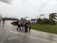 NASSAU, BAHAMAS - SEPTEMBER 03: In this USCG handout image, Guard personnel help medevac a patient in the Bahamas during Hurricane Dorian on September 3, 2019. The massive, slow-moving hurricane which devastated parts of the Bahamas with 110 mph winds and heavy rains is expected to now head northwest and …