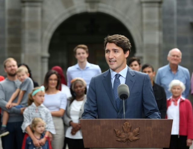 Trudeau opens bruising Canada election campaign