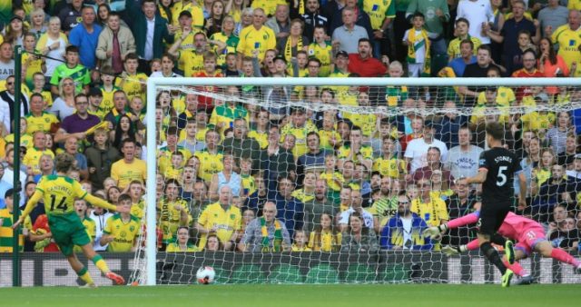 Man City stunned by Norwich as Liverpool stretch Premier League lead