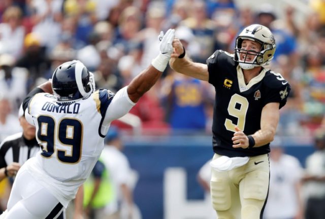 Saints evaluating Brees injury after Rams loss