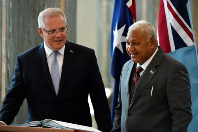 Australia, Fiji attempt to bury climate hatchet