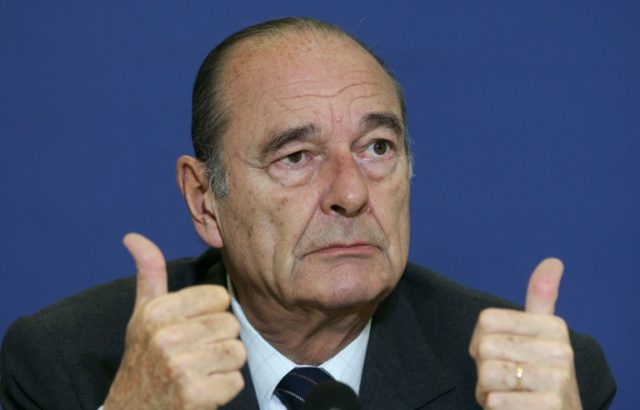 Former French president Jacques Chirac dies at 86: family