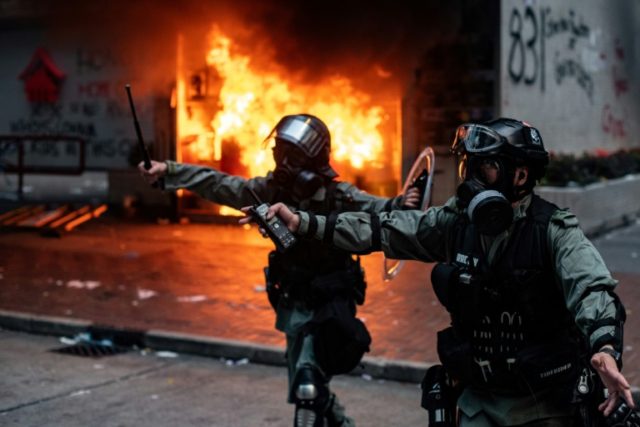 Intense Hong Kong clashes ahead of China's 70th anniversary