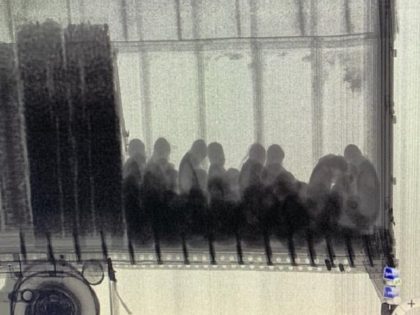 Tucson Sector Border Patrol agents find 32 migrants locked inside a refrigerated trailer.