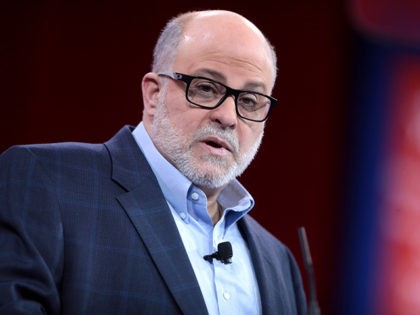 Mark Levin speaking at the 2015 Conservative Political Action Conference (CPAC) in National Harbor, Maryland.