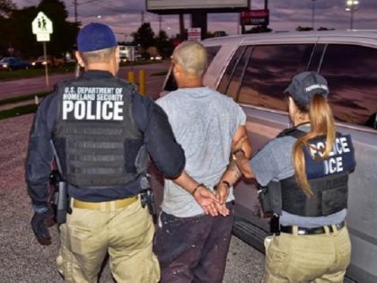 Houston ICE ERO officers arrest a four-time deported criminal alien. (Photo: ICE/ERO Houst