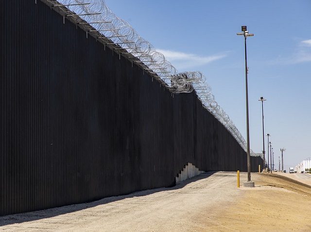 Border Wall near the Calexico Port of Entry