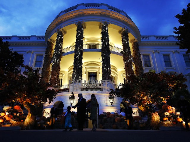 Watch: Donald Trump and Melania Trump Give Kids Halloween Candy at the White House