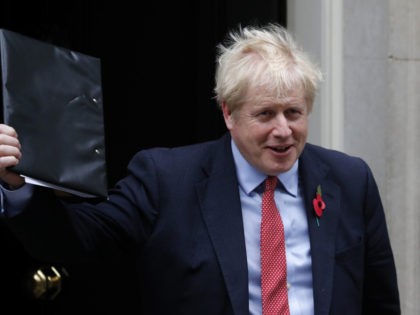 Britain's Prime Minister Boris Johnson leaves 10 Downing Street on his way to the Houses of Parliament in London, Tuesday, Oct. 29, 2019. Britain appeared on course Tuesday for an early general election that could break the country's political deadlock over Brexit, after the main opposition Labour Party said it …