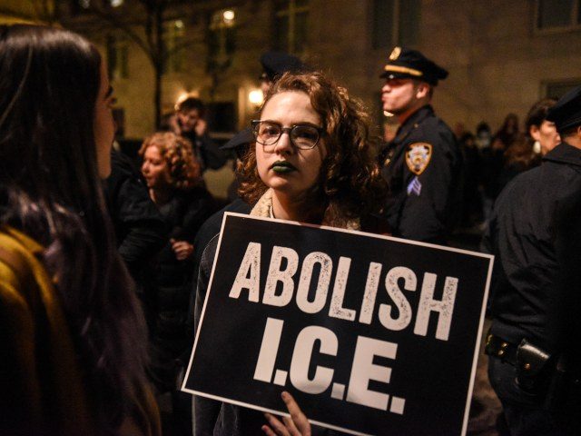 Abolish ICE protester