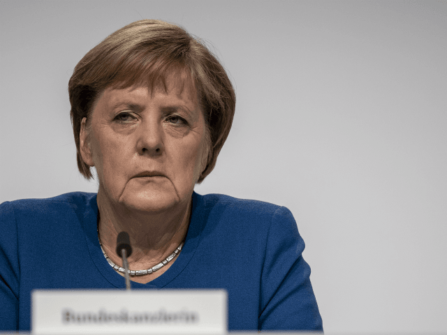 BERLIN, GERMANY - SEPTEMBER 20: German Chancellor Angela Merkel attends a press conference