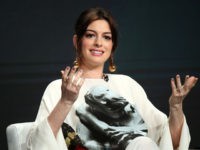 BEVERLY HILLS, CALIFORNIA - JULY 27: Anne Hathaway of 'Modern Love' speaks onstage during the Amazon Prime Video segment of the Summer 2019 Television Critics Association Press Tour at The Beverly Hilton Hotel on on July 27, 2019 in Beverly Hills, California. (Photo by David Livingston/Getty Images)