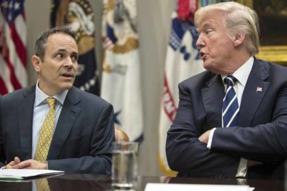 With the presidential campaign kicking into gear, Kentucky Gov. Matt Bevin's race is likely to be the most closely watched contest in the run-up to 2020, | Carolyn Kaster/AP File Photo