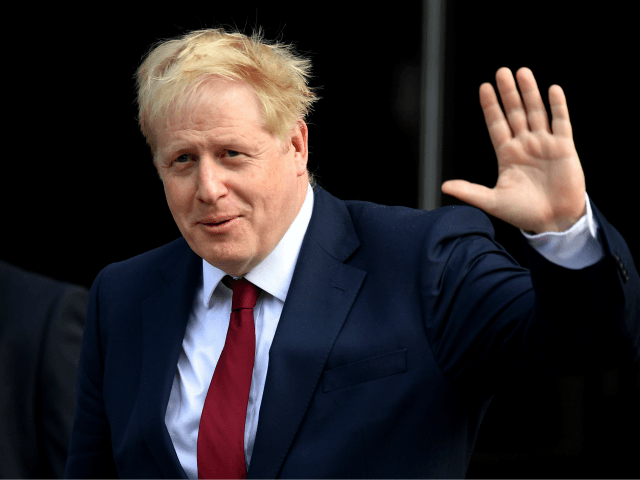 MANCHESTER, ENGLAND - SEPTEMBER 30: UK Prime Minister, Boris Johnson arrives ahead of day