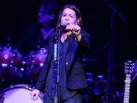 LOS ANGELES, CA - APRIL 05: Musician Brandi Carlile performs onstage at the 2nd Light Up The Blues Concert - An Evening Of Music To Benefit Autism Speaks at The Theatre At Ace Hotel on April 5, 2014 in Los Angeles, California. (Photo by Imeh Akpanudosen/Getty Images for LUTB)