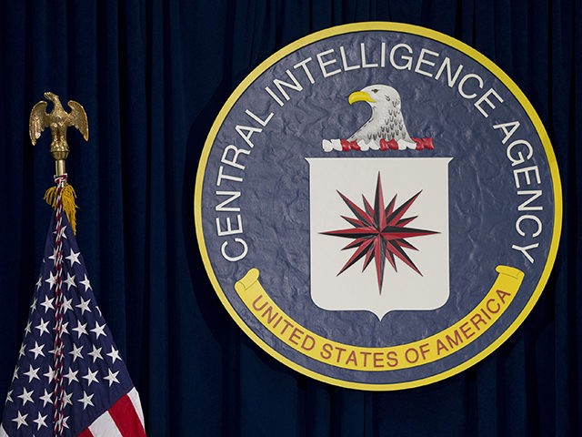 FILE - This April 13, 2016 file photo shows the seal of the Central Intelligence Agency at CIA headquarters in Langley, Va. Most stories about espionage are shrouded in secrecy due to the danger involved, but news organizations have been tested with the emergence of a potential spy’s name. The …