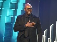 Dave Chappelle is honored with the Mark Twain Prize for American Humor at the Kennedy Center for the Performing Arts on Sunday, Oct. 27, 2019, in Washington. (Photo by Owen Sweeney/Invision/AP)