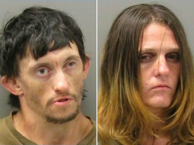 Reports said police in Hot Springs pulled over Elizabeth Marie Catlett, 29, and Don Russe