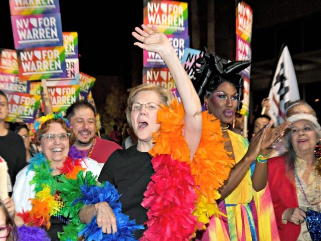 Elizabeth Warren Rainbow Boa 2
