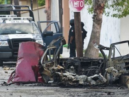 Car bomb explosion in Tamaulipas, Mexico. (File Photo: Ronaldo Schemidt/AFP/Getty Images)