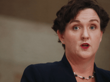 Democratic congressional candidate Katie Porter (CA-45) speaks at a campaign town hall in Orange County on October 22, 2018 in Tustin, California. Porter is competing for the seat against Republican incumbent Rep. Mimi Walters. Democrats are targeting seven congressional seats in California, currently held by Republicans, where Hillary Clinton won …