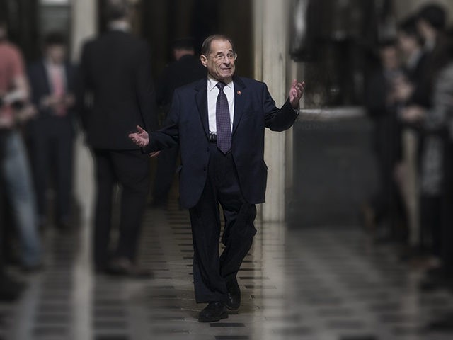 WASHINGTON, DC - FEBRUARY 05: Rep. Jerrold Nadler (D-NY) arrives ahead of the State of the Union address in the chamber of the U.S. House of Representatives at the U.S. Capitol Building on February 5, 2019 in Washington, DC. President Trump's second State of the Union address was postponed one …