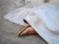 A homeless person sleeps on the street on Skid Row in Los Angeles, California on September 17, 2019. - US President Donald Trump has indicated he plans to address the homeless crisis in California as he lands later today in Los Angeles for a two-day visit with stops for fundraising …