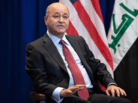 Barham Saleh, President of Iraq, holds a meeting with US President Donald Trump (not pictured) in New York, September 24, 2019, on the sidelines of the United Nations General Assembly. (Photo by SAUL LOEB / AFP) (Photo credit should read SAUL LOEB/AFP/Getty Images)