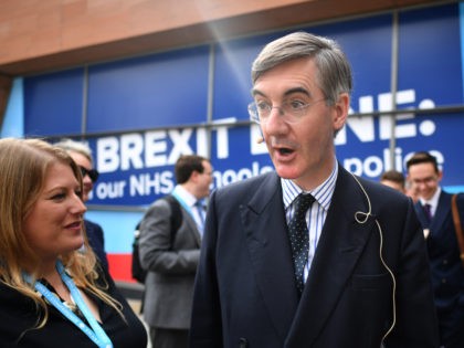 MANCHESTER, ENGLAND - SEPTEMBER 30: Leader of the House of Commons, Jacob Rees-Mogg attends day two of the 2019 Conservative Party Conference at Manchester Central on September 30, 2019 in Manchester, England. Despite Parliament voting against a government motion to award a recess, the Conservative Party Conference still goes ahead. …