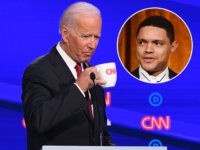 Democratic presidential hopeful former US Vice President Joe Biden drinks out of a mug during a break in the fourth Democratic primary debate of the 2020 presidential campaign season co-hosted by The New York Times and CNN at Otterbein University in Westerville, Ohio on October 15, 2019. (Photo by SAUL …