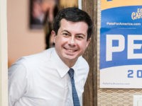 ROCK HILL, SC - OCTOBER 27: Democratic presidential candidate, South Bend, Indiana Mayor Pete Buttigieg enters a room after being introduced to supporters at a canvassing kickoff event October 27, 2019 in Rock Hill, South Carolina. Many presidential hopefuls campaigned in the early primary state over the weekend, scheduling stops …