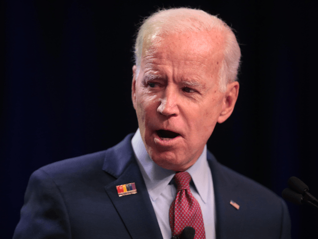 Former vice president Joe Biden speaks to guests at the United Food and Commercial Workers' (UFCW) 2020 presidential candidate forum on October 13, 2019 in Altoona, Iowa. With 1.3 million members the UFCW is America's largest private sector union. The 2020 Iowa Democratic caucuses will take place on February 3, …