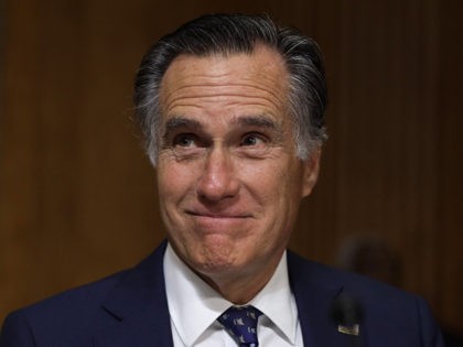 WASHINGTON, DC - OCTOBER 22: U.S. Sen. Mitt Romney (R-UT) is seen during a hearing before Senate Foreign Relations Committee October 22, 2019 on Capitol Hill in Washington, DC. The committee held a hearing on "Assessing the Impact of Turkey's Offensive in Northeast Syria." (Photo by Alex Wong/Getty Images)
