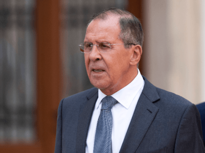 Russian Foreign Minister Sergei Lavrov is seen ahead of Russian President Vladimir Putin arrival at Hofburg palace on June 5, 2018 in Vienna, Austria. Putin is in Vienna to commemorate the 50th anniversary of the completion of a pipeline that transports Russian gas to Europe.