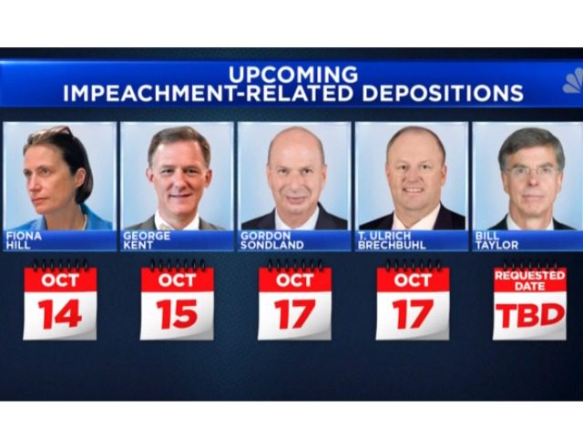 Impeachment Depositions