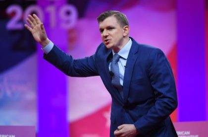Conservative political activist James O'Keefe speaks during the annual Conservative Political Action Conference (CPAC) in National Harbor, Maryland, on March 1, 2019. (Photo by MANDEL NGAN / AFP) (Photo credit should read MANDEL NGAN/AFP/Getty Images)