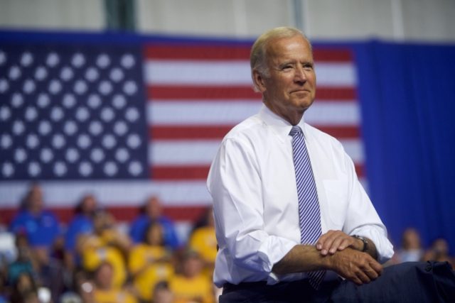SCRANTON, PA - AUGUST 15: Vice President Joe Biden appears at a rally with Democratic Pre