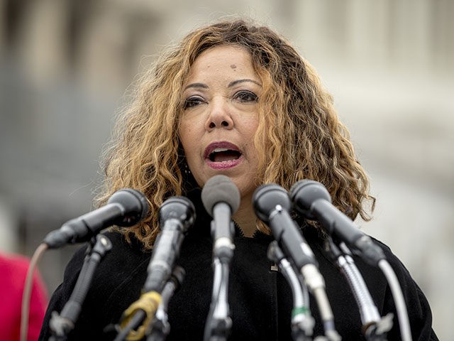 FILE - In this Jan. 17, 2019 photo, Rep. Lucy McBath, D-Ga., speaks at a news conference o