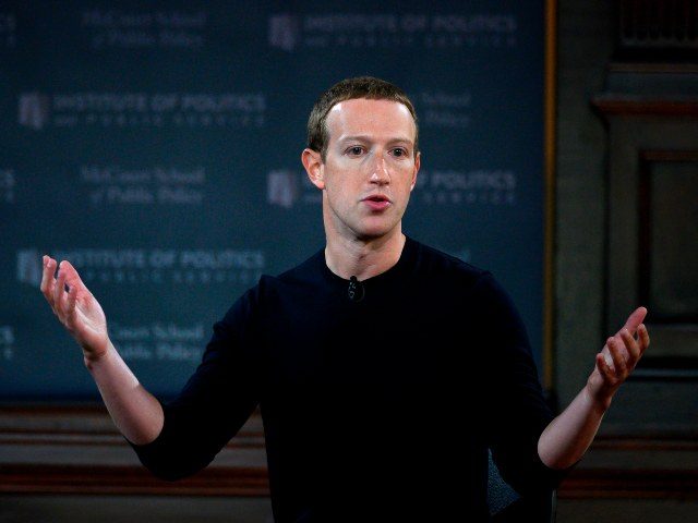 Mark Zuckerberg of Facebook speaks at Georgetown