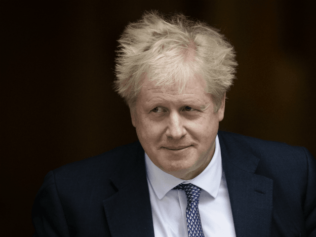 LONDON, ENGLAND - OCTOBER 23: Prime Minister Boris Johnson leaves 10 Downing Street prior