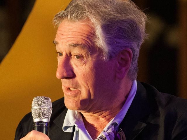 Actor and far-left activist Robert De Niro can be heard exploding on his former personal a