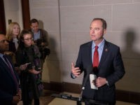 WASHINGTON, DC - OCTOBER 08: U.S. Rep. Adam Schiff (D-CA), Chairman of the House Select Committee on Intelligence Committee speaks at a press conference at the U.S. Capitol on October 08, 2019 in Washington, DC. Schiff spoke on reports that the Trump administration has blocked the testimony of U.S. Ambassador …