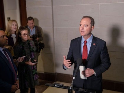 WASHINGTON, DC - OCTOBER 08: U.S. Rep. Adam Schiff (D-CA), Chairman of the House Select Co