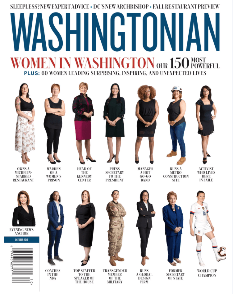 Washingtonian magazine cover