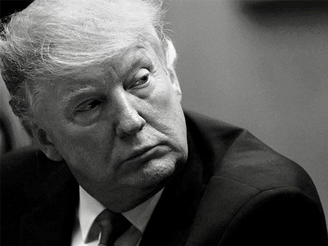 WASHINGTON, DC - JANUARY 25: U.S. President Donald Trump listens during a meeting with Hispanic pastors at the Roosevelt Room of the White House January 25, 2019 in Washington, DC. President Trump held a roundtable with Hispanic pastors to discuss border security and economy. (Photo by Alex Wong/Getty Images)