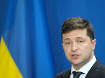 BERLIN, GERMANY - JUNE 18: Ukrainian President Volodymyr Zelensky and German Chancellor An