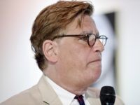 ZURICH, SWITZERLAND - OCTOBER 04: Aaron Sorkin speaks at the 'Molly's Game' press conference during the 13th Zurich Film Festival on October 4, 2017 in Zurich, Switzerland. The Zurich Film Festival 2017 will take place from September 28 until October 8. (Photo by Alexander Koerner/Getty Images)