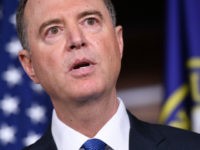 House Intelligence Committee Chair Adam Schiff, D-CA, speak during a press conference with House Speaker Nancy Pelosi in the House Studio of the US Capitol in Washington, DC on October 2, 2019. (Photo by MANDEL NGAN / AFP) (Photo by MANDEL NGAN/AFP via Getty Images)