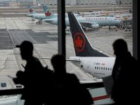 TORONTO, ON - MARCH 13: The tail of a grounded Air Canada Boeing 747 MAX 8 is seen at Toronto Pearson International Airport after landing on March 13, 2019 in Toronto, Canada. U.S. President Donald Trump announced today that all 737 MAX 8 jets would be suspended from use following …